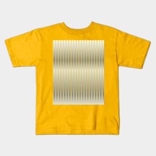 Gold and Silver (Stripes) Kids T-Shirt